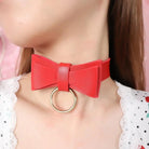 Adorable Ribbon Kitten Bow Choker for Cosplay and Playful Style - choker