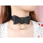 Adorable Ribbon Kitten Bow Choker for Cosplay and Playful Style - choker