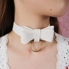Adorable Ribbon Kitten Bow Choker for Cosplay and Playful Style - Cosparty