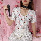 Adorable Ribbon Kitten Bow Choker for Cosplay and Playful Style - Cosparty