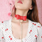 Adorable Ribbon Kitten Bow Choker for Cosplay and Playful Style - Cosparty