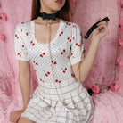 Adorable Ribbon Kitten Bow Choker for Cosplay and Playful Style - Cosparty