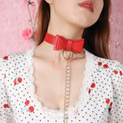 Adorable Ribbon Kitten Bow Choker for Cosplay and Playful Style - choker