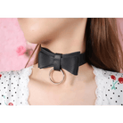 Adorable Ribbon Kitten Bow Choker for Cosplay and Playful Style - Cosparty