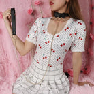 Adorable Ribbon Kitten Bow Choker for Cosplay and Playful Style - Cosparty