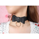 Adorable Ribbon Kitten Bow Choker for Cosplay and Playful Style - choker