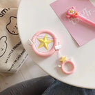 Card Captor Sakura Apple Airpod Case 3D Star Mahou Shoujo Magical Girl Air Pods Kawaii