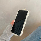 Adorable Rubber Love Bear iPhone Case in Pink and White - Cosparty