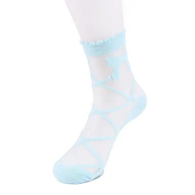 Adorable Ruffled Trim Princess Socks in New Condition - Cosparty