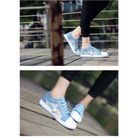 Adorable See-Through Lace Polkadot Sneakers for Youthful Style - shoes