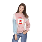 Adorable Strawberry Japanese Pastel Patchwork Crewneck Sweater - Cosparty
