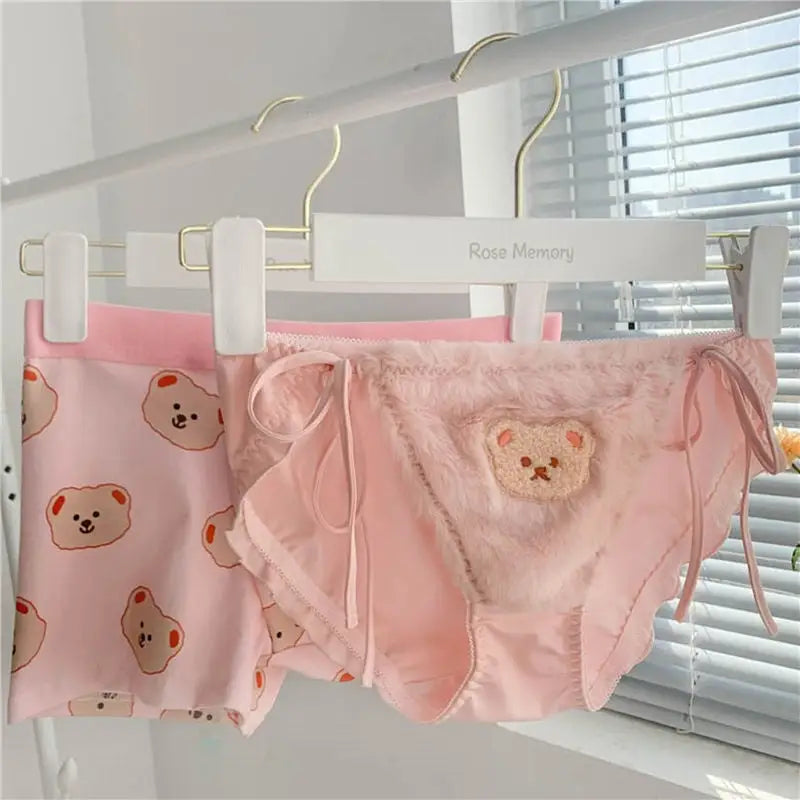 Adorable Teddy Bear Underwear Set for Couples - lingerie