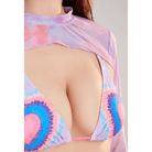 Adorable Tie Dye Bikini Set in Purple, Pink, and Blue - Cosparty