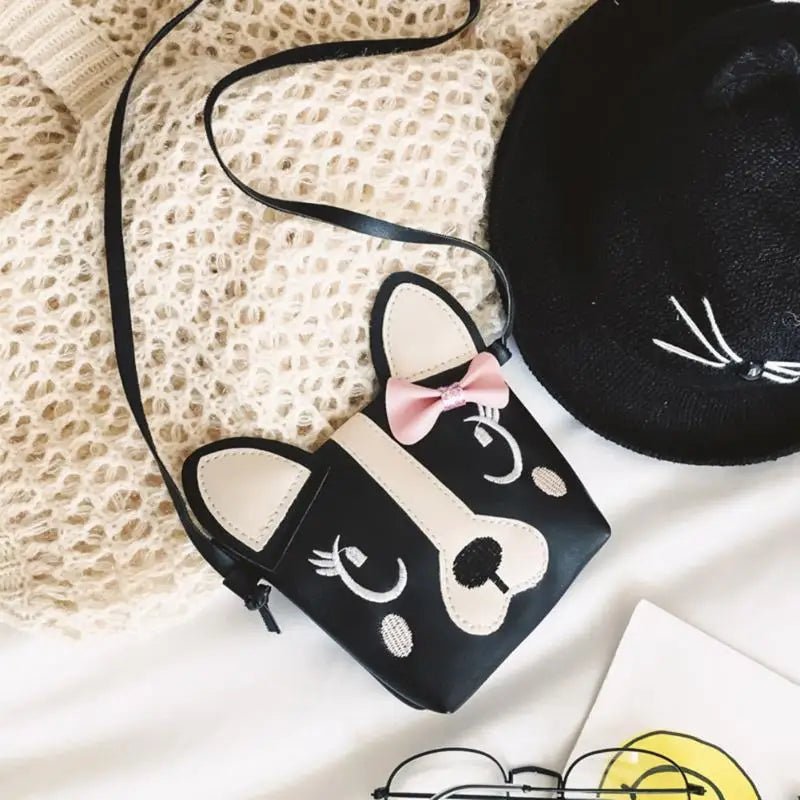 Adorable Vegan Leather Puppy Dog Handbags in Unique Colors - Cosparty