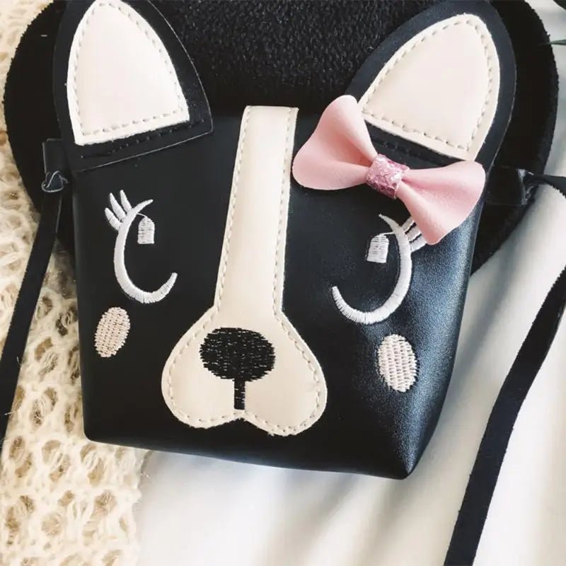 Adorable Vegan Leather Puppy Dog Handbags in Unique Colors - Cosparty