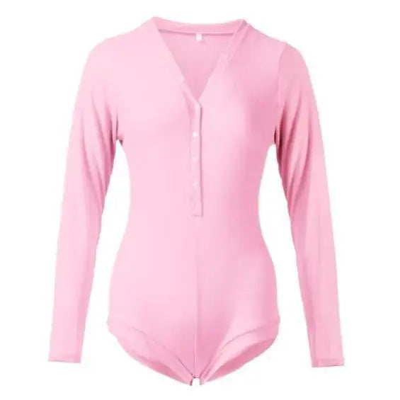 Adult Onesie with Soft Fabric and Secure Snap Closures in Various Colors - onesie