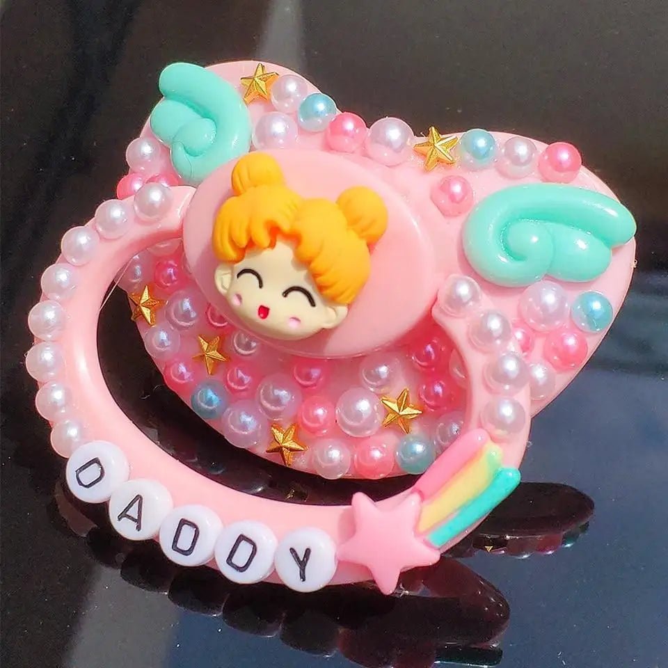 Adult - sized Anime - Inspired Pacifier with Holographic Accessories - Cosparty