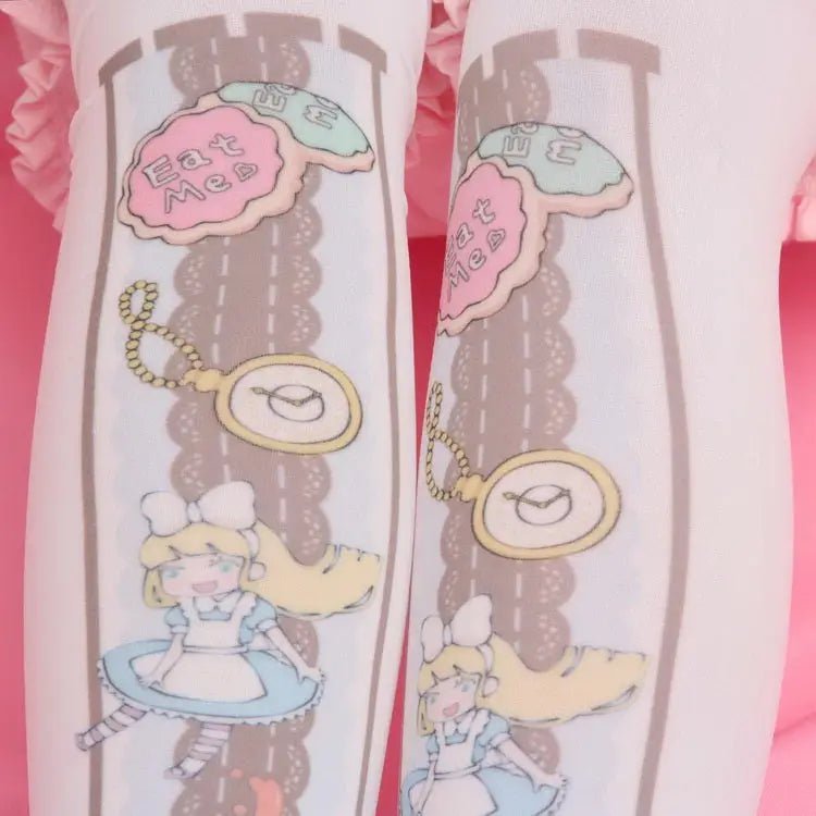 Alice in Wonderland Inspired Magical Stockings for Kawaii Fashion - Cosparty