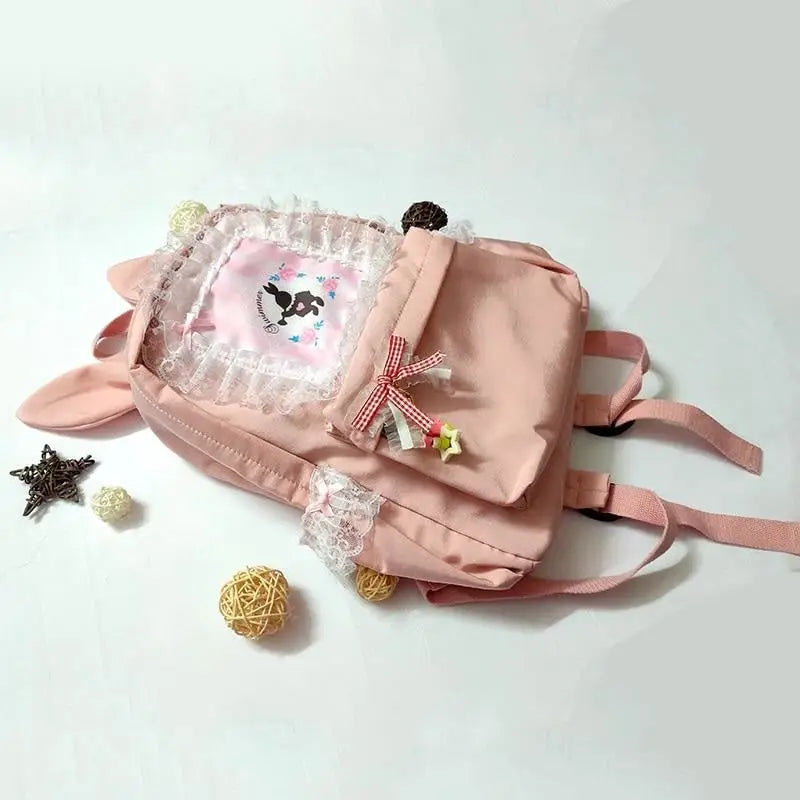 Alice in Wonderland Rabbit Hole Themed Backpack - Purse