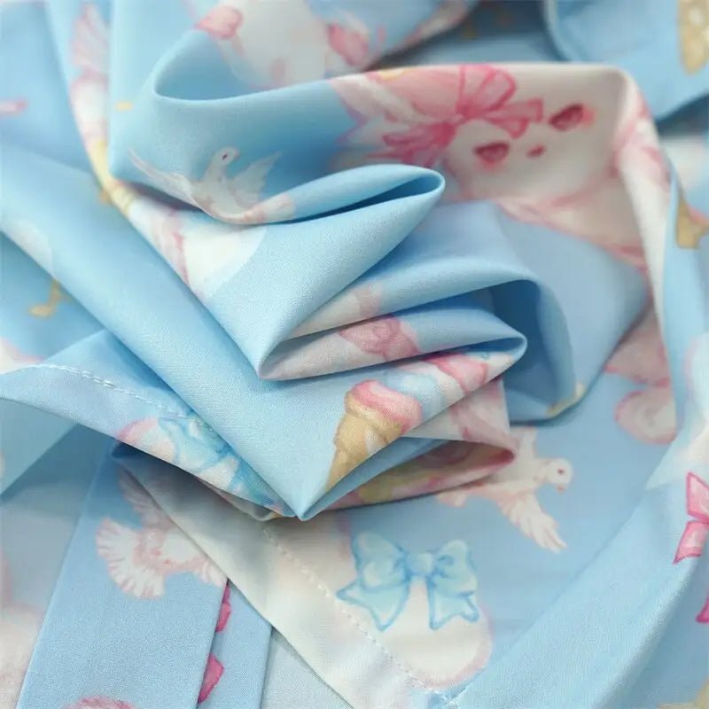 Angel Bunny Button - Up for Ultimate Kawaii Comfort and Irresistible Cuteness - Cosparty