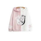 Angel vs Devil Pastel Goth Hoodie in Stock - sweater