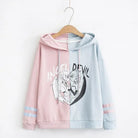 Angel vs Devil Pastel Goth Hoodie in Stock - sweater