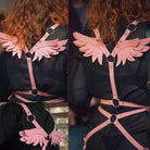 Angel Wing Harness in Vegan Leather for a Unique Kawaii Style - Cosparty
