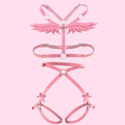 Angel Wing Harness - Pink Full Set - angel, angel wings, angels, harness, harnesses