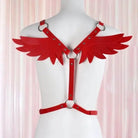 Angel Wing Harness in Vegan Leather for a Unique Kawaii Style - Cosparty