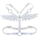 Angel Wing Harness in Vegan Leather for a Unique Kawaii Style - Lingerie