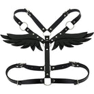 Angel Wing Harness in Vegan Leather for a Unique Kawaii Style - Cosparty