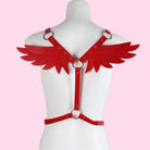 Angel Wing Harness in Vegan Leather for a Unique Kawaii Style - Cosparty