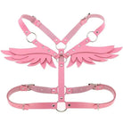 Angel Wing Harness in Vegan Leather for a Unique Kawaii Style - Cosparty