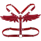 Angel Wing Harness in Vegan Leather for a Unique Kawaii Style - Cosparty