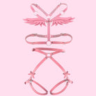 Angel Wing Harness in Vegan Leather for a Unique Kawaii Style - Cosparty