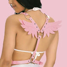 Angel Wing Harness in Vegan Leather for a Unique Kawaii Style - Cosparty