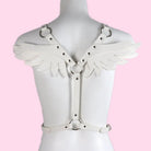 Angel Wing Harness in Vegan Leather for a Unique Kawaii Style - Lingerie