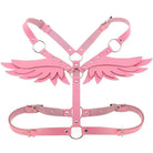 Angel Wing Harness in Vegan Leather for a Unique Kawaii Style - Lingerie