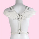 Angel Wing Harness in Vegan Leather for a Unique Kawaii Style - Cosparty