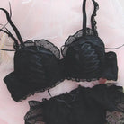 Angelcore Lace Satin Lingerie Set 65 - 75cm in Pink Black or White - Cosparty