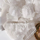 Angelcore Lace Satin Lingerie Set 65 - 75cm in Pink Black or White - Cosparty