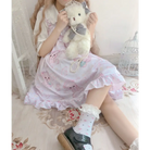 Angelic Baby Teddy Bear Lolita Dress for Pastel Princesses - dresses