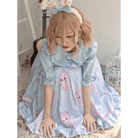 Angelic Baby Teddy Bear Lolita Dress for Pastel Princesses - Cosparty