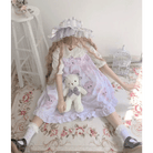 Angelic Baby Teddy Bear Lolita Dress for Pastel Princesses - Cosparty