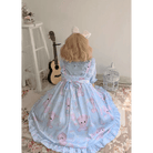 Angelic Baby Teddy Bear Lolita Dress for Pastel Princesses - Cosparty