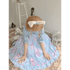 Angelic Baby Teddy Bear Lolita Dress for Pastel Princesses - Cosparty