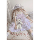 Angelic Baby Teddy Bear Lolita Dress for Pastel Princesses - Cosparty