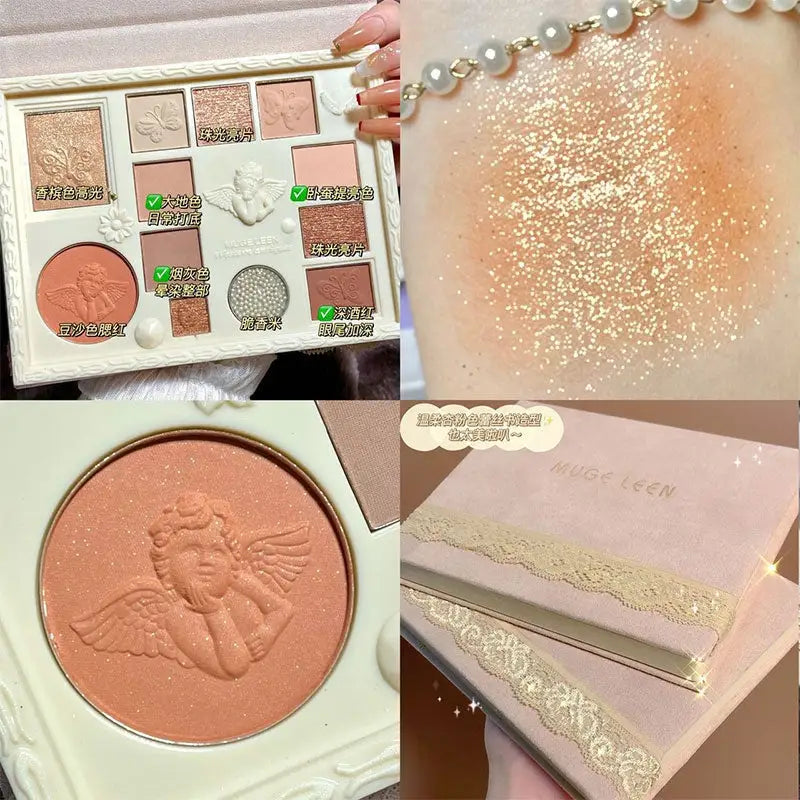 Angelic Cherub Inspired Make-Up Palettes for a Luxurious Vanity Display - eyeshadow