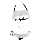 Anime Inspired Lingerie Set with Ruffles and Ribbons - Cosparty
