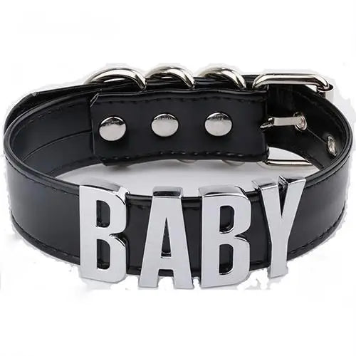 BABY choker collar necklace bdsm ddlg kink fetish ageplay cgl cglre daddy dom little girl little space princess cosplay